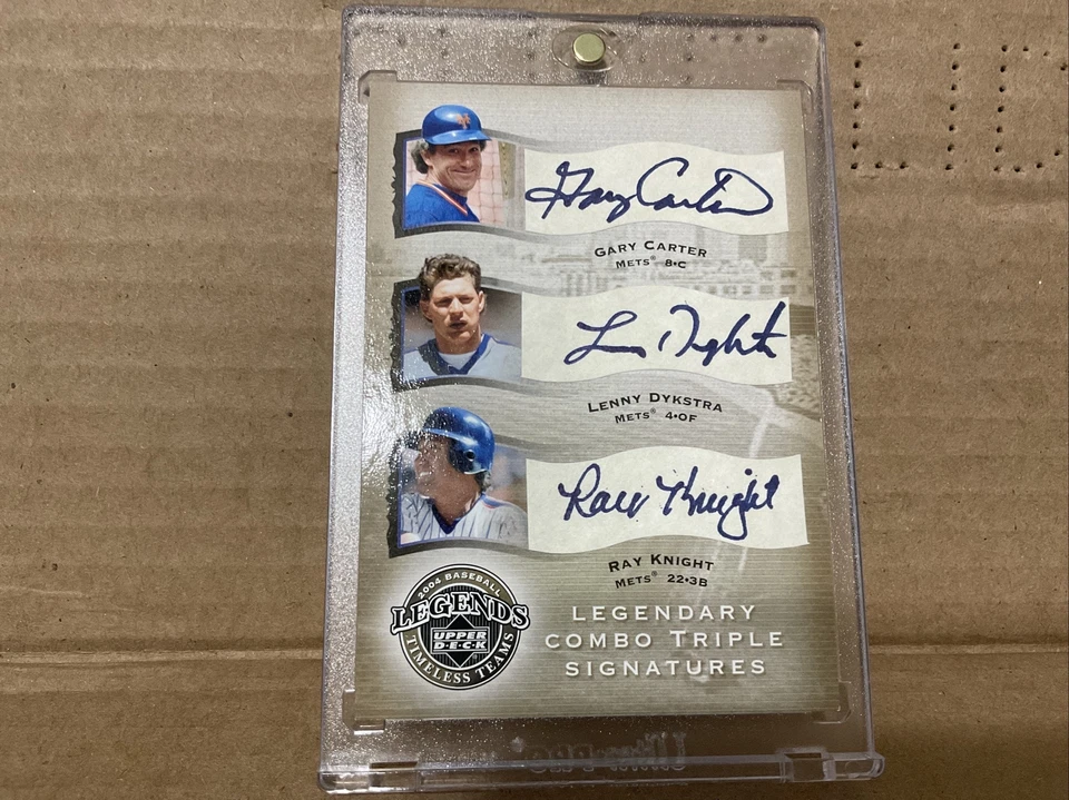 永恒球队传奇签名加里·卡特·莱尼·戴克斯特拉·雷·骑士签名 50 — 第 3/4 张图片