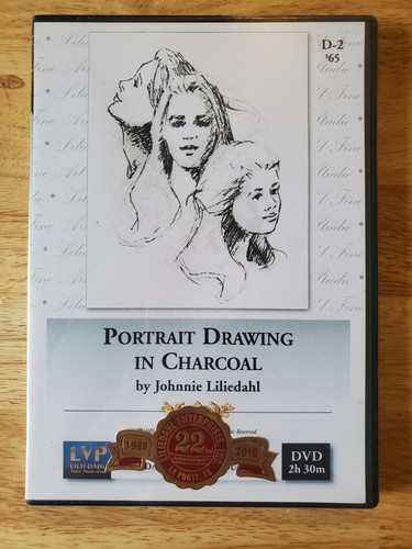 NEW SEALED Portrait Drawing In Charcoal by Johnnie Liliedahl DVD D-2 Art Lessons