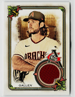 Zac Gallen 2023 Topps Allen Ginter AGRA-ZG Full-Size Relic Diamondbacks