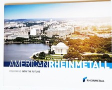 American Rheinmetall Follow Us Into the Future Brochure Leaflet Booklet Military