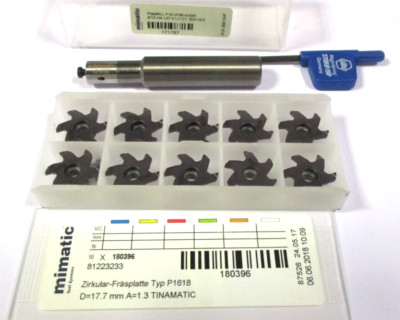 MIMATIC Zirkular- Fräsaufnahme P16 Ø12-HA L67,4+ 10 pass. WSP P1618 Ø17,7 H57571