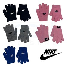 Junior Nike Gloves Boys Girls Knitted Warm Approx Size 6-10 yrs New FREE POST