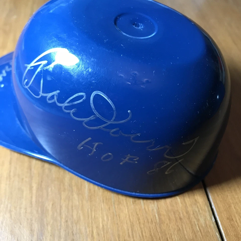 Dave Ferriss Bobby Doerr Signed Small Plastic Batter Helmet Boston Red Sox - Image 2 of 4
