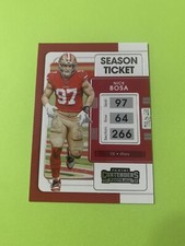 Panini Contenders Season Ticket Optic 2021 Nick Bosa #90 New Out Of Box