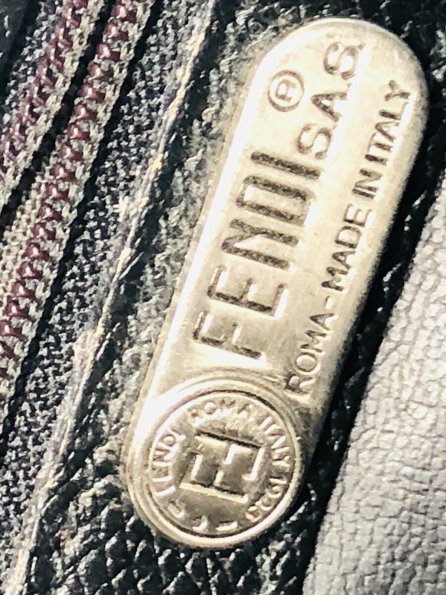 FENDI VINTAGE Roma 1925 SAS Womens Bag Crossbody Italy FENDI VINTAGE Roma 1925 SAS Womens Bag Crossbody Italy