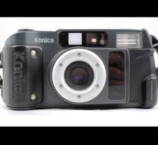 Konica Genbakantoku 1988 First Model 35mm Point & Shoot Film Camera! From JAPAN