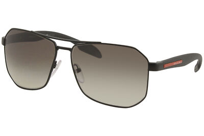 Prada Linea Rossa Men's SPS51V SPS/51/S 1BO-5O0 Matte Black Sunglasses 62mm