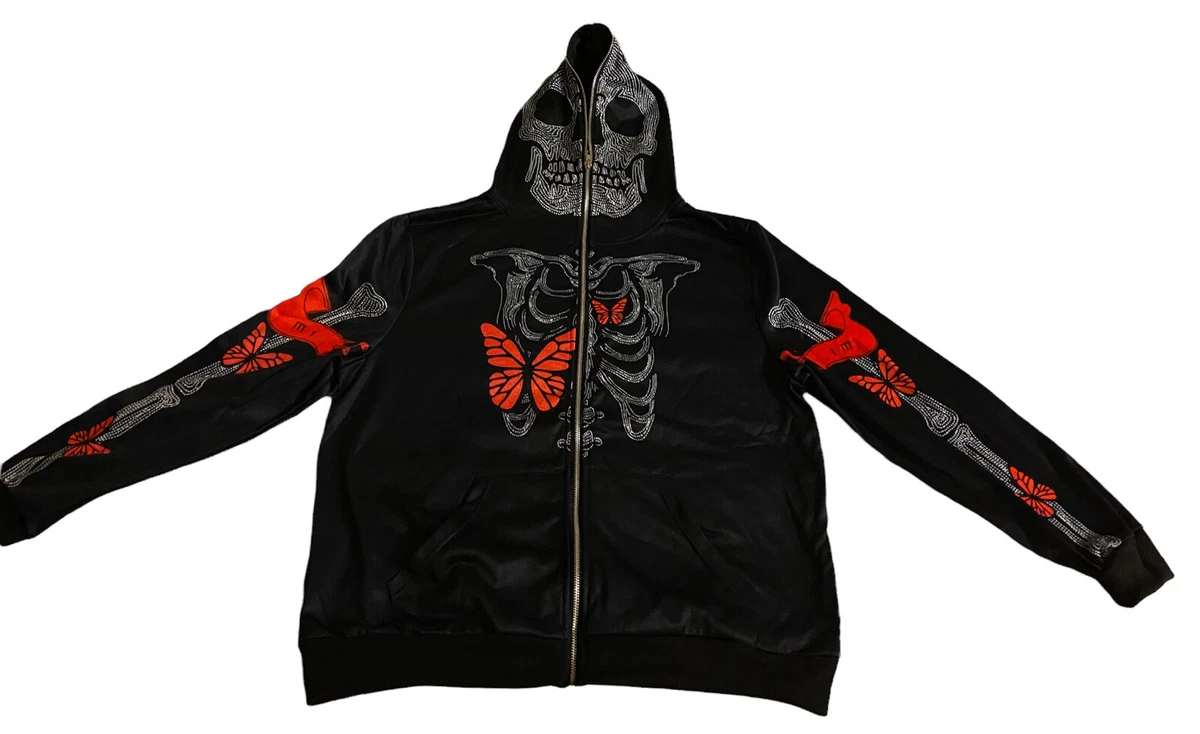 Butterfly skull hotsell hoodie