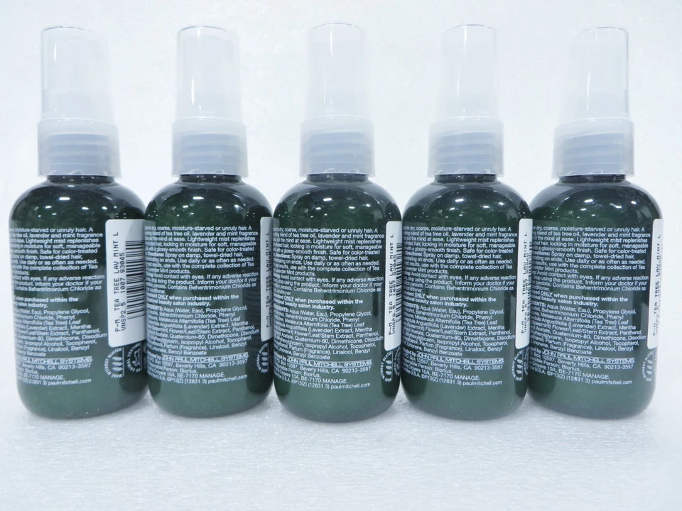 PAUL MITCHELL TEA TREE LAVENDER MINT CONDITION LEAVE IN SPRAY 2.5 OZ (Lot of 5) - Image 2 of 2