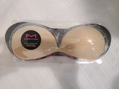 Maidenform Invisible Adhesive Bra NWT Sz C Nude - Picture 7 of 7