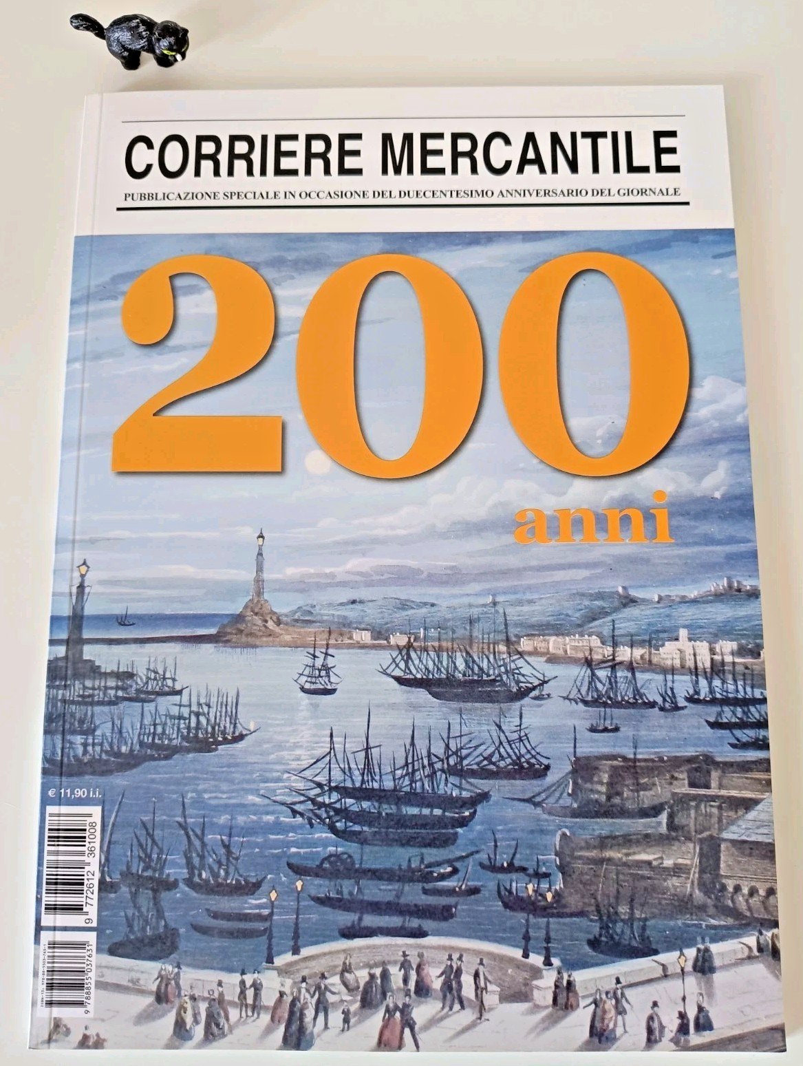 Corriere Mercantile 200 anni 😎 Giornale Genova Fondazione De Ferrari prima ed.