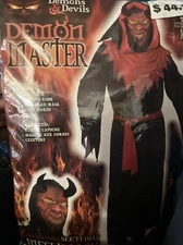 Demon Master Adult Costume Robe, Belt & Mask