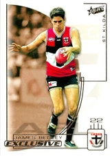 2002 ST KILDA SAINTS AFL Card JAMES BEGLEY Exclusive
