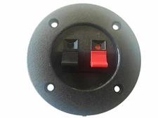 3 Inch Round Flush Sub Speaker Box Terminals Wire Binding Post Push Subwoofer