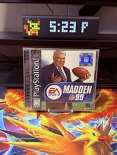 Madden NFL 99 PS1 PlayStation 1 + Reg Card - Complete CIB - Free Shipping!