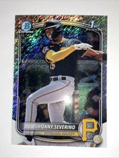 JHONNY SEVERINO 2025 BOWMAN CHROME 1ST SHIMMER REFRACTOR PIRATES (1531)🔥🔥🔥