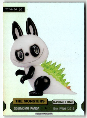 2025HOW2WORK Card Labubu No. TC 14/84 Gojimomo Panda The Monsters