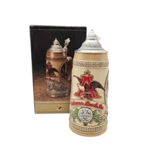 Budweiser Tomorrows Treasures Beer Stein Limited Edition Handcrafted B Series