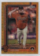 2025 Topps Chrome Logofractor Edition Gold Refractor 9/50 Logan Webb #296 13ql
