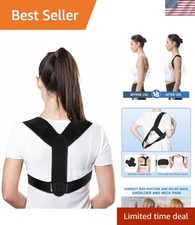 1PCS Posture Corrector for Women and Men, Adjustable Upper Back Brace, Spine ...