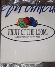 NOS Vintage 1984 Fruit Of The Loom V-NECK UNDER T Shirt