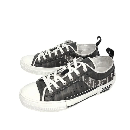 Baskets basses obliques Dior B23 noires 1562 120550727