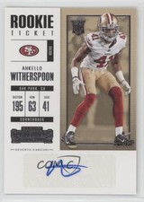 2017 Panini Contenders Rookie Ticket Ahkello Witherspoon #172 Auto n1u