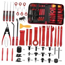 330 PCS Trim Removal Tool Kit Automotive Tools Auto Removal Set for Car red