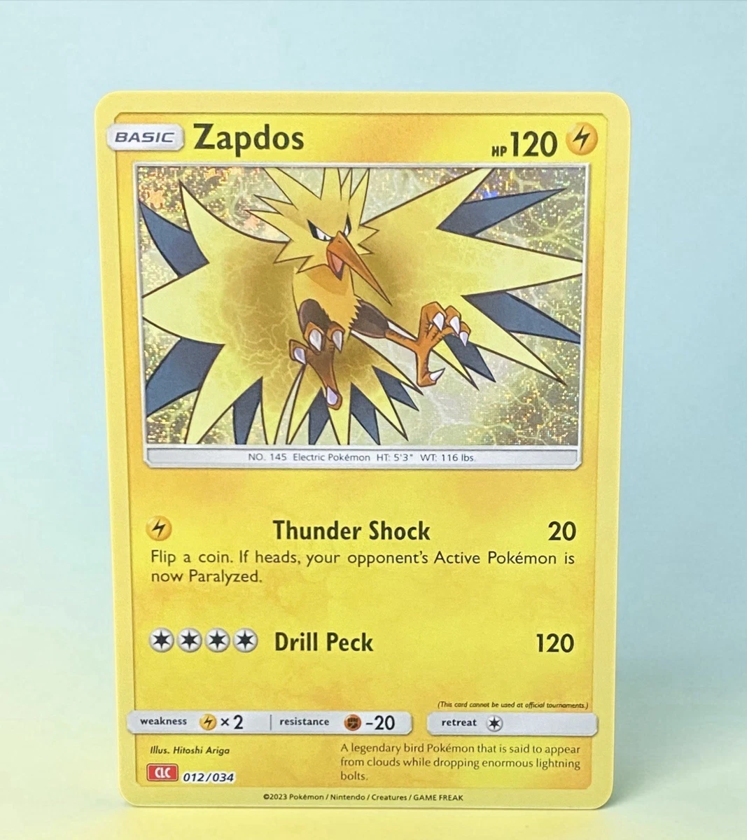 Zapdos 012/034 Trading Card Game Classic for sale | eBay