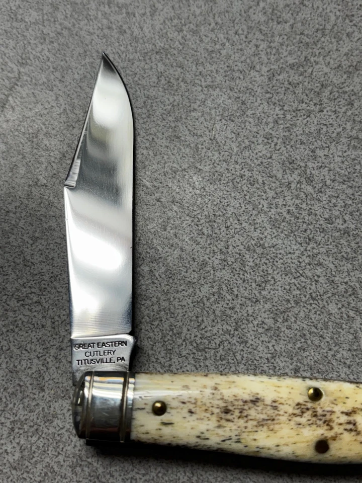 Great Eastern Cutlery 81 GEC Northfield UN-X-LD 811217 hueso de Appaloosa liso CKC Foto 4 de 4