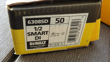 DEWALT Lot of 65 6308SD 1/2" Carbon Steel Anchors Concrete Drop In NEW Box 50+15