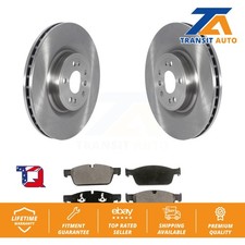 Front Disc Brake Rotors And Ceramic Pads Kit For 2017 Mercedes-Benz GLS350d