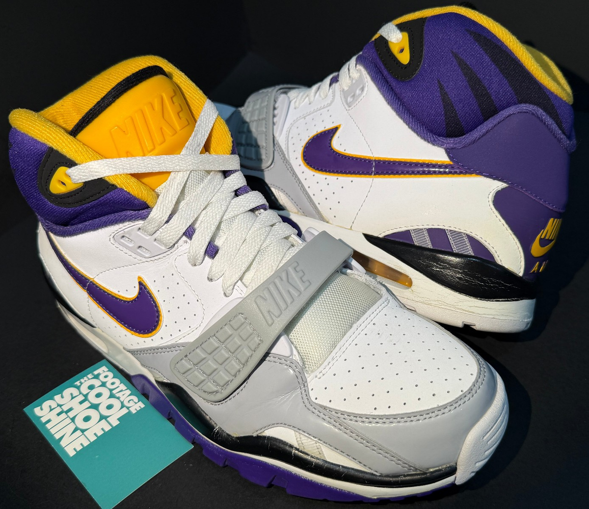 NIKE AIR TRAINER SC II 2 QS NFL MAX MINNESOTA VIKINGS LAKERS 1