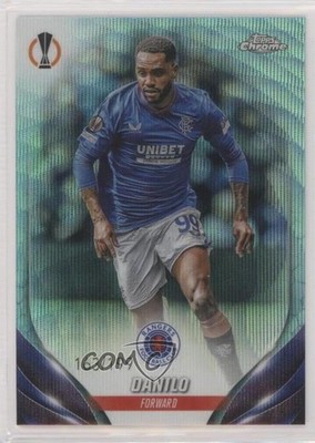2023 Topps Chrome UEFA Club Competitions Aqua Wave Refractor 163/199 Danilo 0nr3