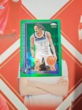 2025-26 Topps Chrome Base Green Refractor Bones Hyland /99