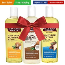 Palmer's Body Oil Variety Pack, Cocoa Butter, Coconut, and Shea, Dermatologist