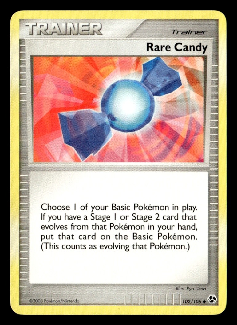 Rare Candy Uncommon Normal Great Encounters 102/106 LP Pokémon TCG