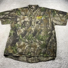 Vtg RedHead Shirt Mens 3XL Realtree Camo Celebrity Dove Shoot Bass Pro Shops USA
