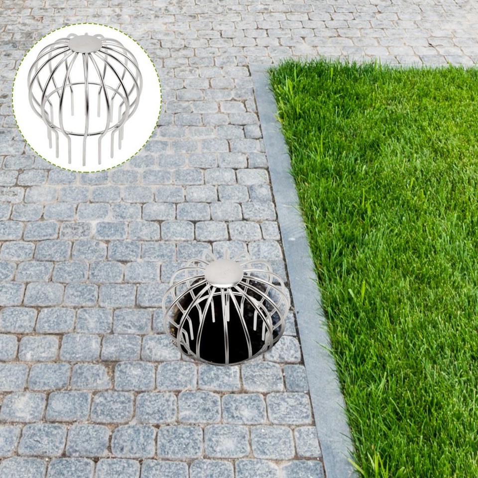 Grille De Protection Acier Inoxydable Pour Gouttière - Anti-feuilles, Anti-débris - 75 Mm - Pour Toit, Balcon, Tuyau D'évacuation - 4