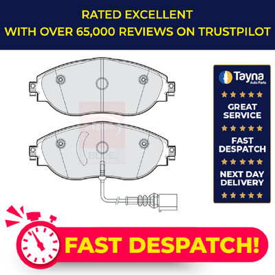 Brake Pads Set fits SKODA OCTAVIA Mk3 2.0 Front 12 to 20 3Q0698151B JZW698151AT