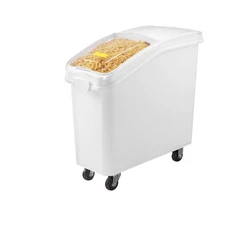 21 Gallon Ingredient Bin w/ Scoop Sliding Lid Commercial Food Storage