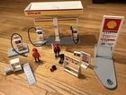 Vintage 1991 Geobra Playmobile Play Set 3437 Shell Gas Station Not Complete Toy