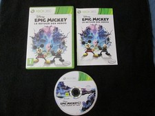 XBOX 360 : DISNEY EPIC MICKEY 2 - Completo! Versione francese con lingua inglese