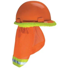 Msa Safety 10098031 Sun Shade, For Use With Msa Brand Caps And Hat Orange