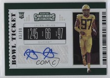 2019 Contenders Draft Picks College Bowl Ticket 83/99 Jalen Jelks #192 Auto 1u6