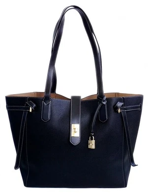 Michael Kors Jet Set Travel Sac Cassie LG Tote Noir Cuir Neuf 60 cm - Photo 1/4