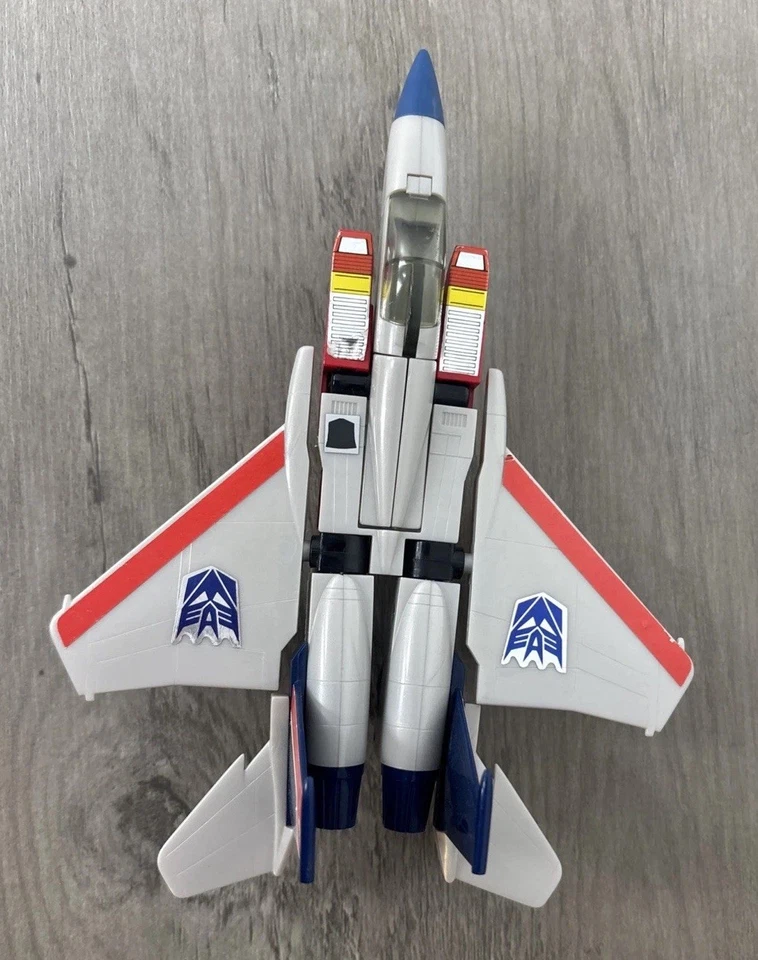 Vintage 1984 G1 Transformers Starscream Figure Pre-Rub Action Figure, Incomplete - Image 2 of 4