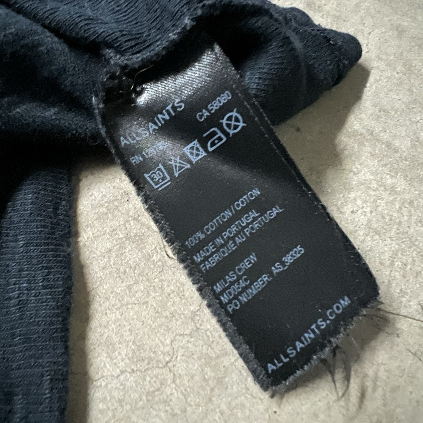 ALLSAINTS Designer Basic Essential Blank Short Sl… - image 7