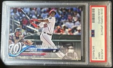 2018 Topps Update Juan Soto Rookie RC #US104 Nationals PSA 9