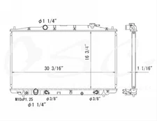 OSC Automotive Radiator 13121